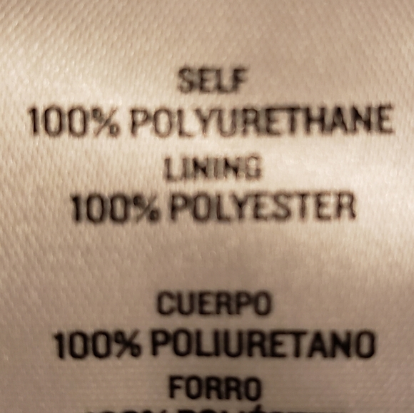 CLEARANCE Faux-leather Skirt with Pearl and Rhinestone Details - Picture 8 of 8